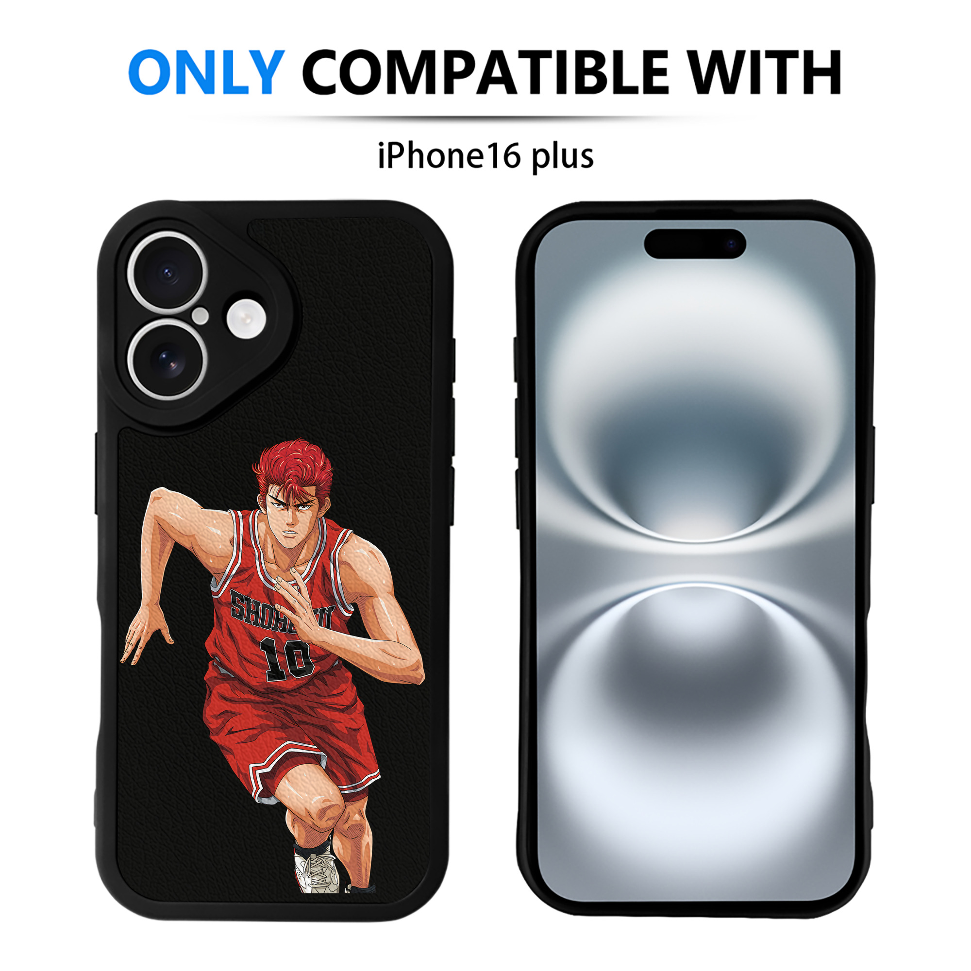 （画像用） SLAM DUNK／スラムダンク 【iPhone 16シリーズ対応】シリコンスマホケース（レザー調） 材質：シリコン